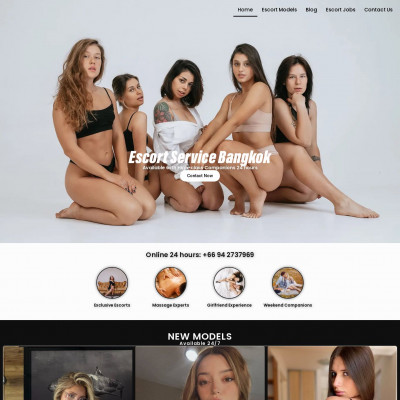Screenshot of Escort Service in Bangkok