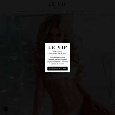 Le Vip Escorts Barcelona Screenshot of Le Vip Escorts Barcelona