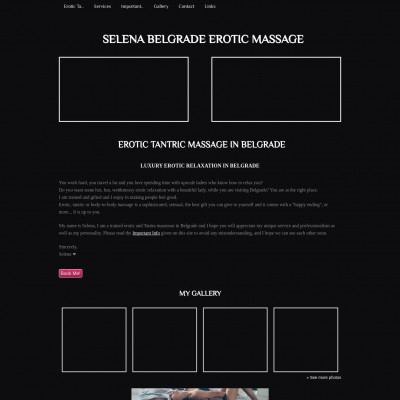 SELENA EROTIC MASSAGE Screenshot of SELENA EROTIC MASSAGE