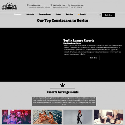 Berlin Luxury Escorts Screenshot of Berlin Luxury Escorts