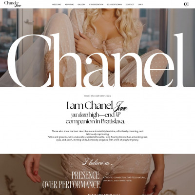 Screenshot of Chanel Jane