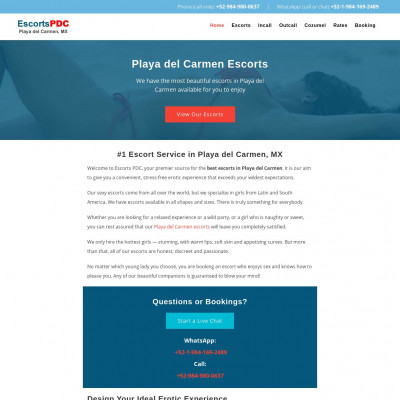 Escorts Playa del Carmen Screenshot of Escorts Playa del Carmen