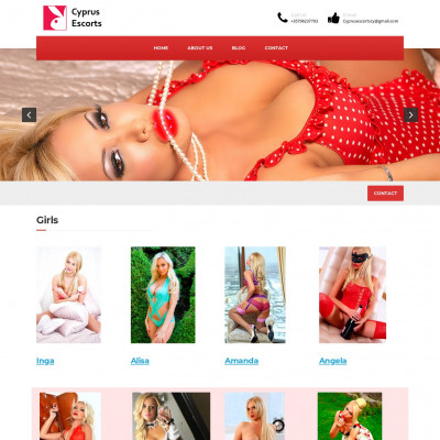 VIP Cyprus Escorts CY Screenshot of VIP Cyprus Escorts CY
