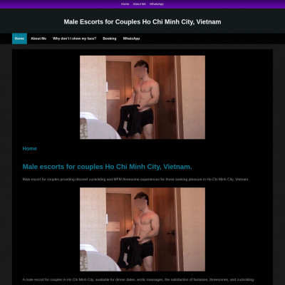 Screenshot of Male Escort for Couples