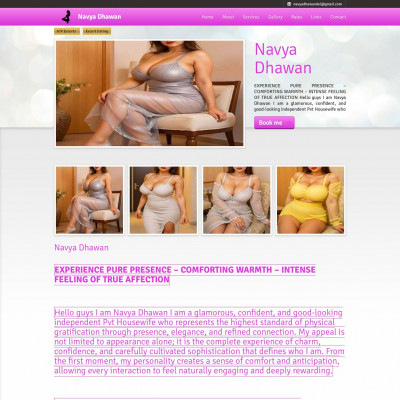 Screenshot of I Navya Dhawan Housewife