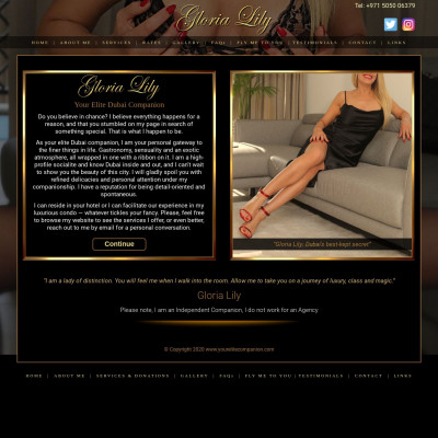 Your Elite Dubai Companion Screenshot of Your Elite Dubai Companion
