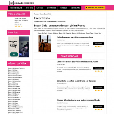 Annuaire-Sexe.Info Screenshot of Annuaire-Sexe.Info