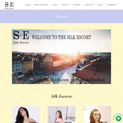 Silk Escort Screenshot of Silk Escort