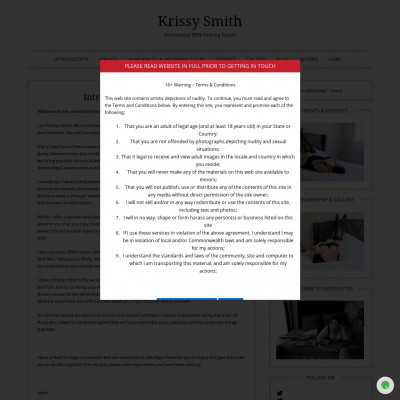 Krissy Smith Screenshot of Krissy Smith