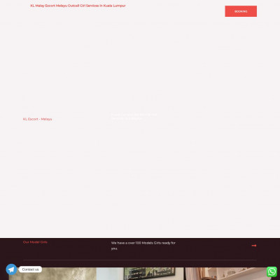 Screenshot of KL Escort - Melayu