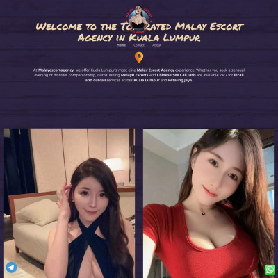 Screenshot of Malay Escort Agent