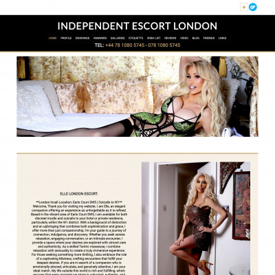 Screenshot of Elle London