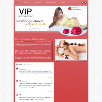 VIP Asian Massage London Screenshot of VIP Asian Massage London