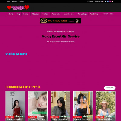 Malay Girl Service Screenshot of Malay Girl Service