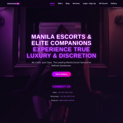 Screenshot of Manila Most Trusted Escorts