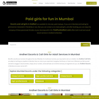 Paid fun with Andheri Escorts Screenshot of Paid fun with Andheri Escorts
