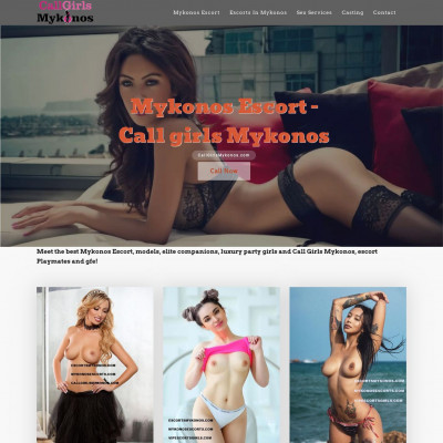 Call Girls Mykonos Screenshot of Call Girls Mykonos