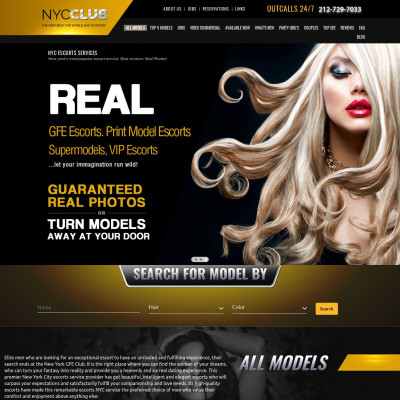 New York Escorts Screenshot of New York Escorts