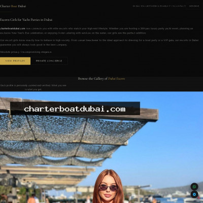 Screenshot of Charter Boat Dubai