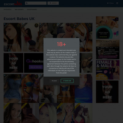 Escortbabes.co.uk Screenshot of Escortbabes.co.uk