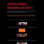 Mistress Italiane Mistress Italiane
