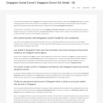 Singapore Social Escort Singapore Social Escort